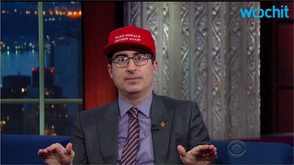 Jay-Z Requested One of John Oliver's "Donald Drumpf" Hats