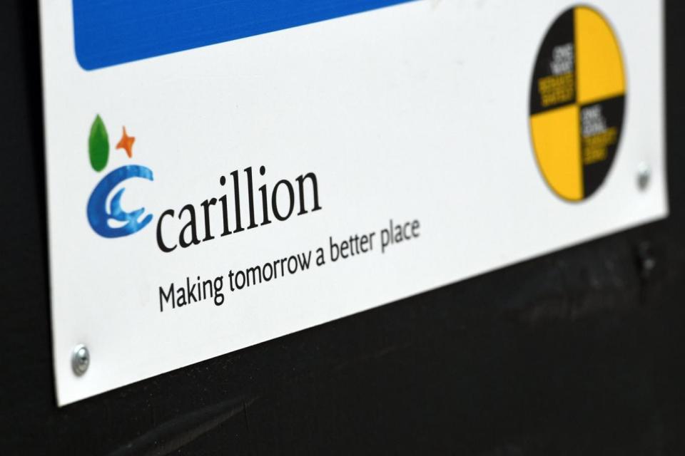 Carillion: 'not a business that is going to collapse quietly' (EPA)