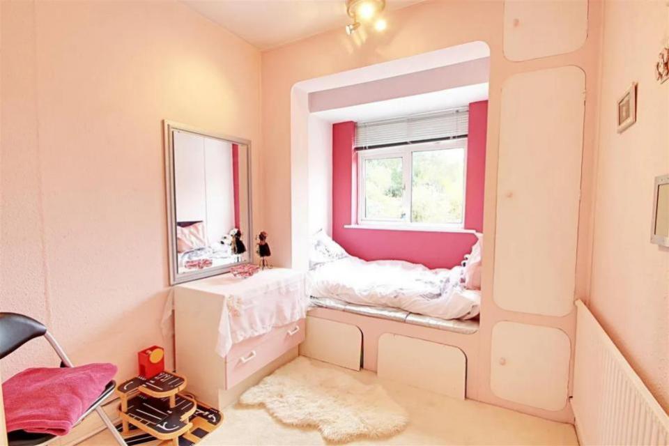 Watford Observer: The pink bedroom.