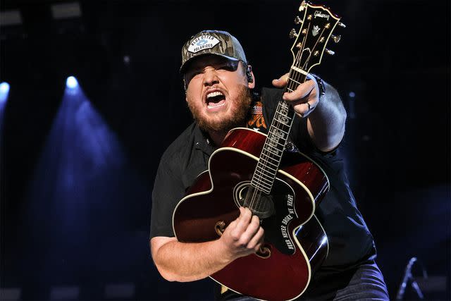 <p>Terry Wyatt/WireImage</p> Luke Combs