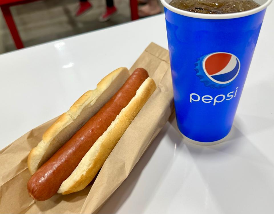 This hot dog-and-drink combo is single-handedly the most popular food court option at Costco.