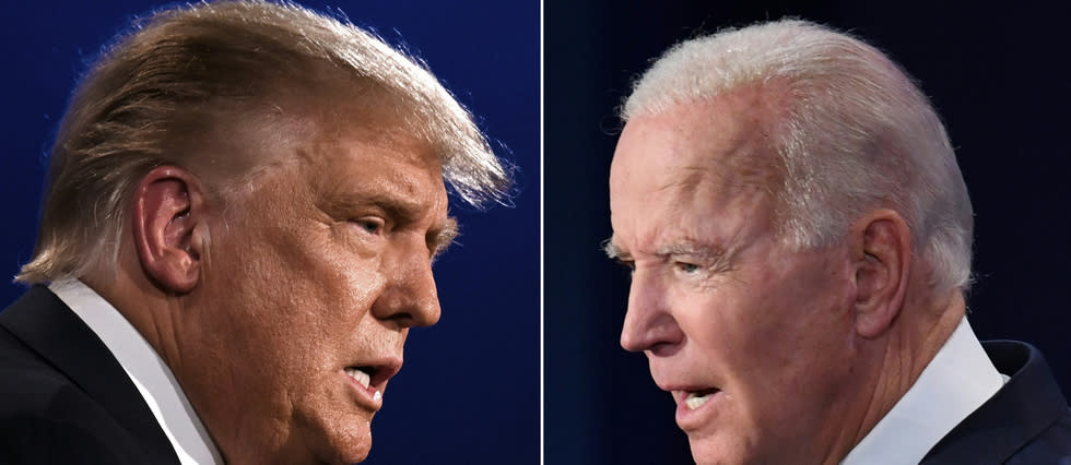 Donald Trump et Joe Biden, lors du premier débat télévisé de la campagne présidentielle américaine.
