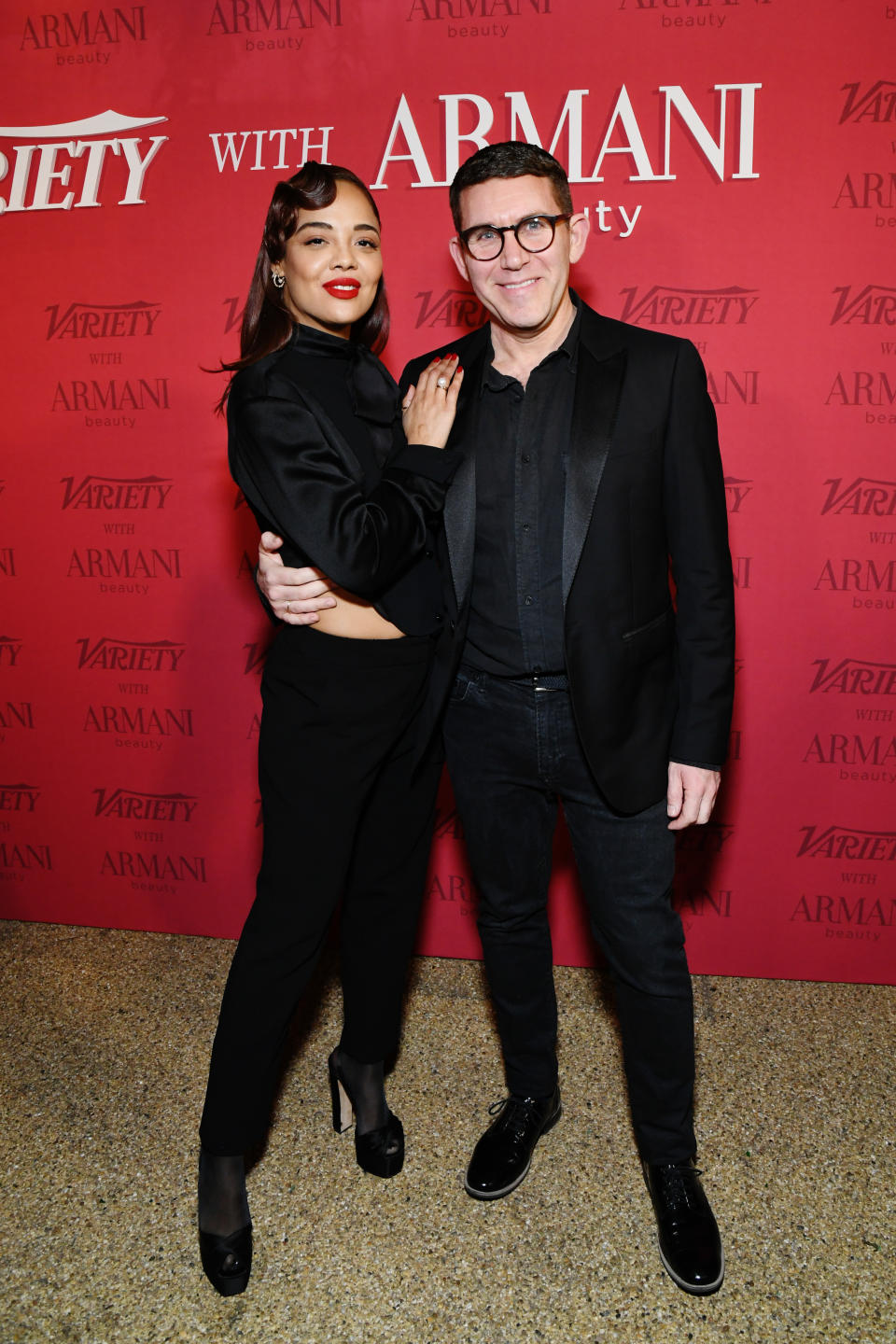 Tessa Thompson and Alex Babsky