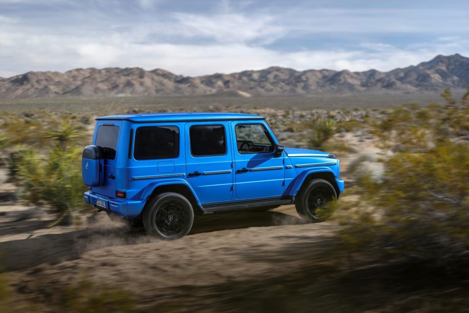 圖五、全新純電 G-Class 全球首發順勢迎來 Edition One 特別車型，外觀上標配 AMG Line 外觀套件與夜色套件，在運動化的氛圍下，展現全新純電 G- Class 極致科技與豪華的完整風貌。.jpg