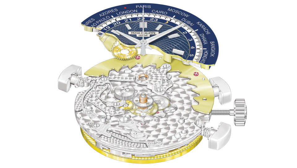 Patek Philippe’s latest travel watch is a study in adjustment.