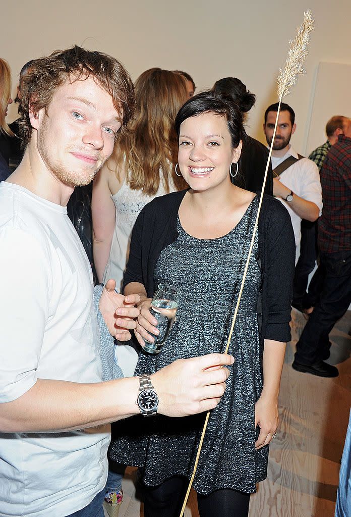 Lily Allen and Alfie Allen