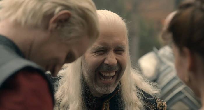 Viserys laughing