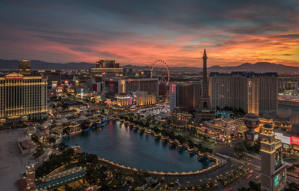 Vegas: the most atmospheric setting for a fight night - Getty