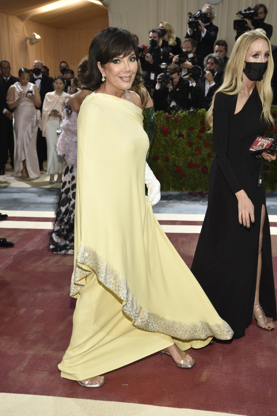 Kris Jenner attends The Metropolitan Museum of Art's Costume Institute benefit gala celebrating the opening of the "In America: An Anthology of Fashion" exhibition on Monday, May 2, 2022, in New York. (Photo by Evan Agostini/Invision/AP)