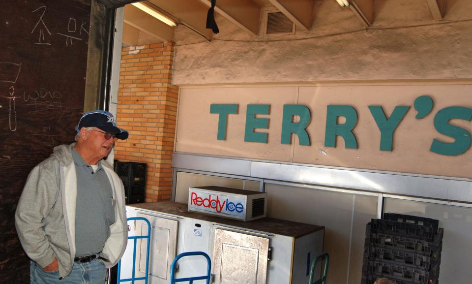 In this 2007 photo, Terry Smith, who owned and operated two Terry's Country Stores at the Beaches, is seen at his Mayport Road location. He was being interviewed for a Times-Union story on businesses reacting to the decommissioning of the aircraft carrier the USS John F. Kennedy at the Naval Station Mayport. Smith, who had been in the grocery business for more than 30 years at that time, recalled that after the USS Forrestal and Saratoga left, "You could fire a cannon down Mayport Road and not hit anything."