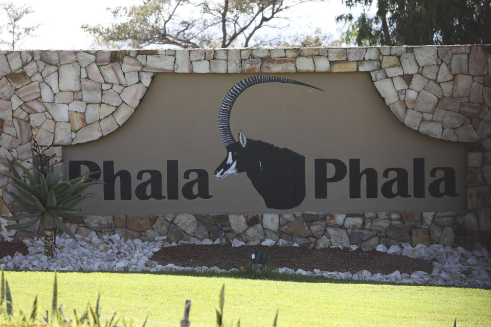 The entrance to the wildlife Ranch of South African President Cyril Ramaphosa, Phala Phala Wildlife Farm in Bela Bela, South Africa, June 3, 2022. Ramaphosa could face criminal charges and is already facing calls to step down over claims that he tried to cover up the theft of millions of dollars in U.S. currency that was hidden inside furniture at his game farm. (AP Photo)