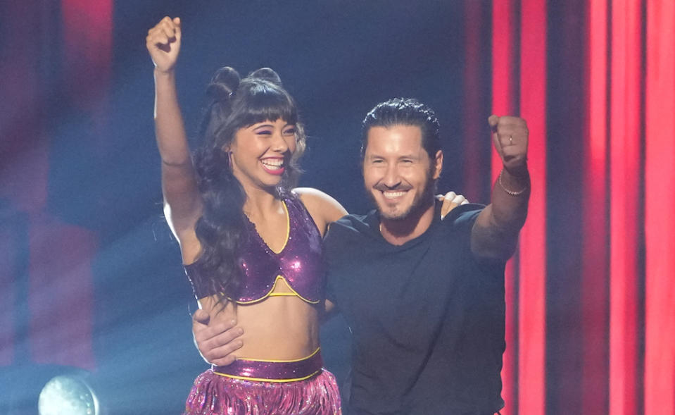 Xochitl Gomez and Val Chmerkovskiy