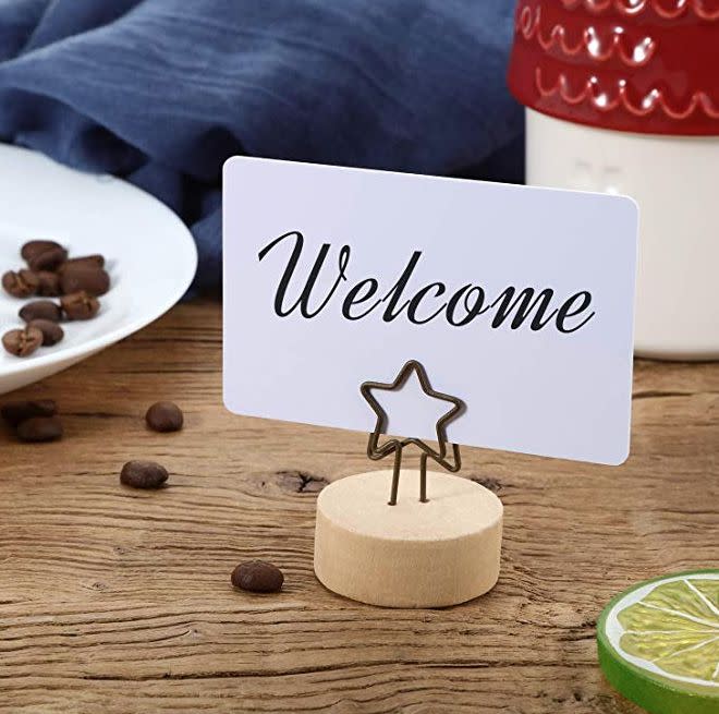 Go for a Rustic Place Card Holder