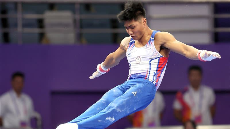 杭州亞運是台灣體操隊黃彥章，首次參加的大賽。（圖／中華奧會提供）