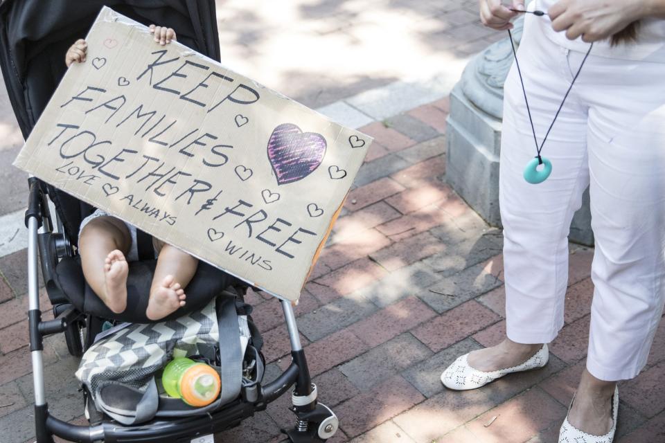 Glamour.com rounded up some of the most powerful signs from the Families Belong Together marches on Saturday.