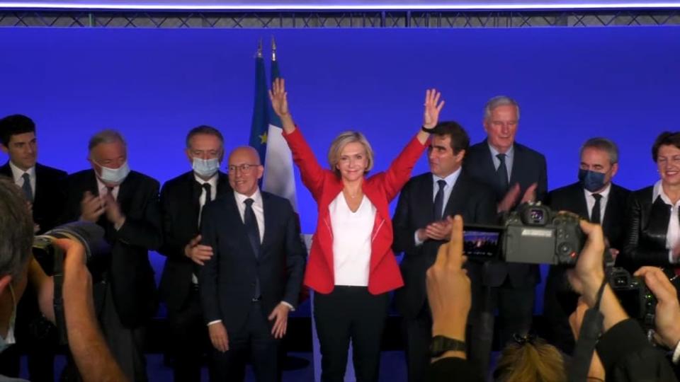 Valérie Pécresse après sa victoire au congrès LR, samedi 4 décembre 2021 - BFMTV