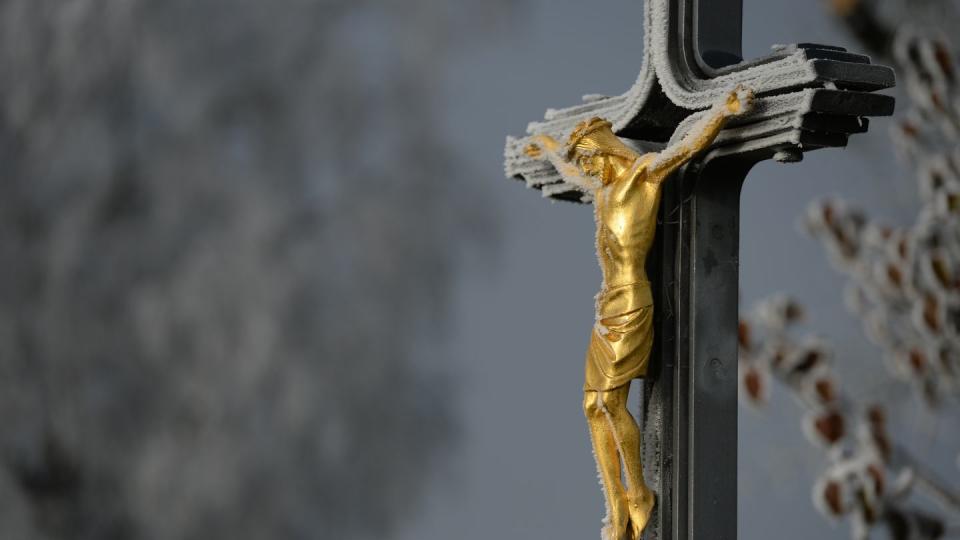 Ein Wegekreuz in Baden-Württemberg.