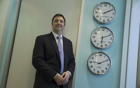 Gerry Gunster, a Washington-based strategist who has been hired by the Leave.EU campaign, poses for a portrait in his offices in Washington, October 7, 2015. Most Britons have never heard of Gunster, yet the 48-year-old American could play a major role in whether they vote to leave the European Union at a membership referendum due by the end of 2017. REUTERS/Jonathan Ernst