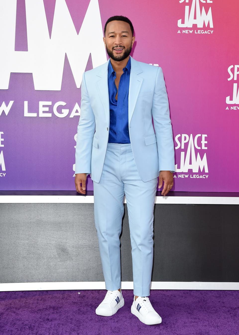 John Legend attends the Premiere of Warner Bros "Space Jam: A New Legacy" at Regal LA Live on July 12, 2021 in Los Angeles, California. (Photo by Axelle/Bauer-Griffin/FilmMagic)