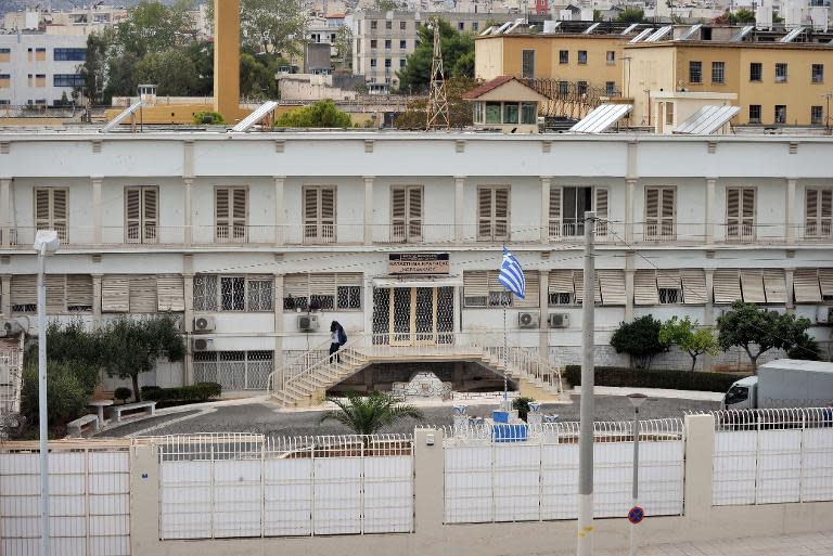 A partial view of maximum-security Korydallos prison, in Athens' western suburbs, on October 3, 2013