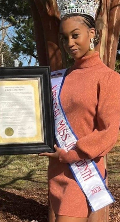 National Miss Juneteenth Aceia Spade will visit the Gadsden Public Library on June 15. Spade's mother, Elizabeth, is from Gadsden and currently lives here.