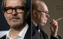 <p>An astonishing transformation for Gary Oldman into British wartime PM Winston Churchill. </p>