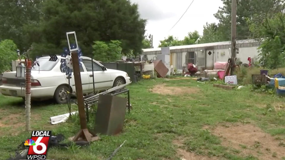 The Henry County property in Tennessee, where more than 600 animals were seized.