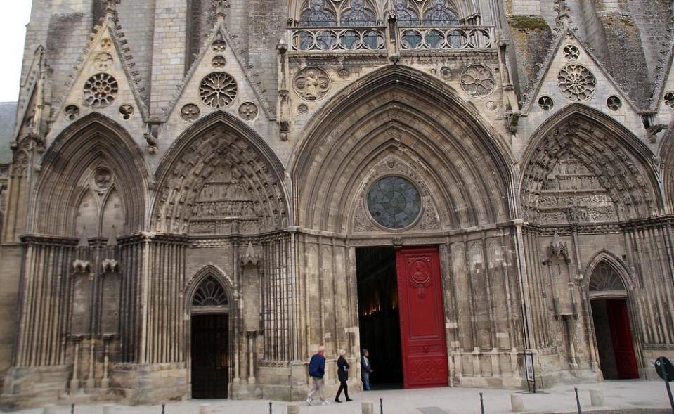 Bayeux's enormous Gothic cathedral. Picture: Steve McKenna