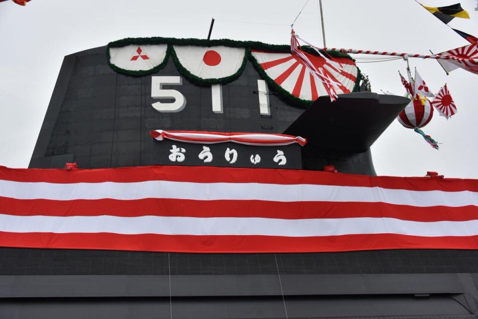 Japan navy JMSDF submarine sub Oryu Soryu