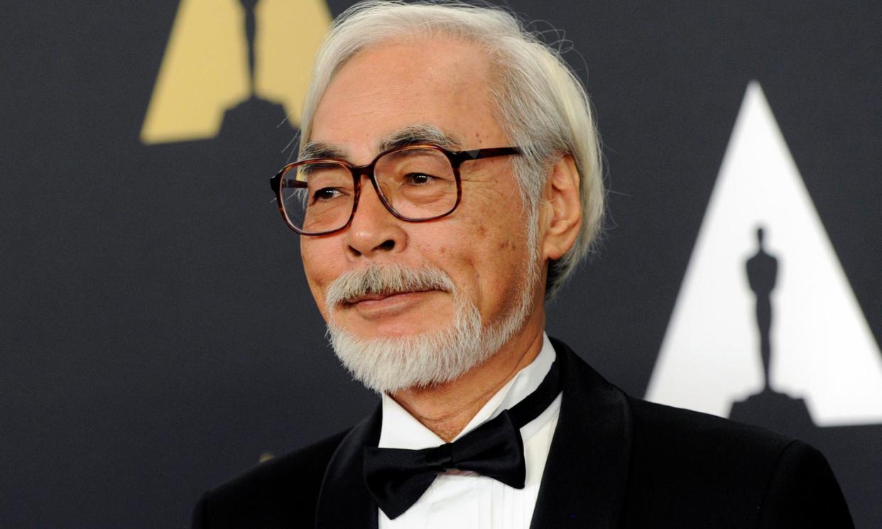 <span>Hayao Miyazaki.</span><span>Photograph: Chris Pizzello/Invision/AP</span>