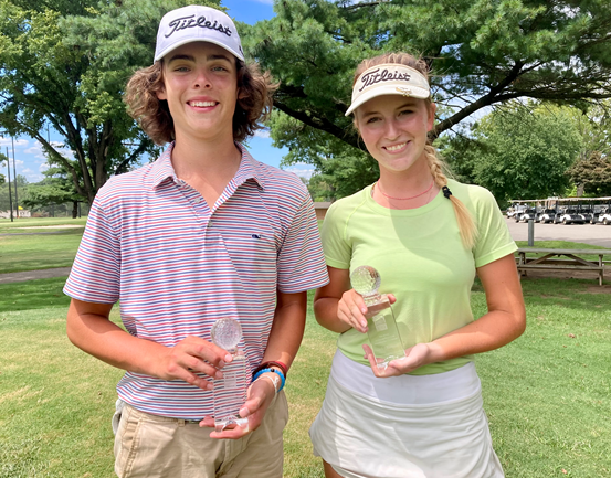 Lane Walton and Ava Bankston are the 2022 Schooldays Tournament champions