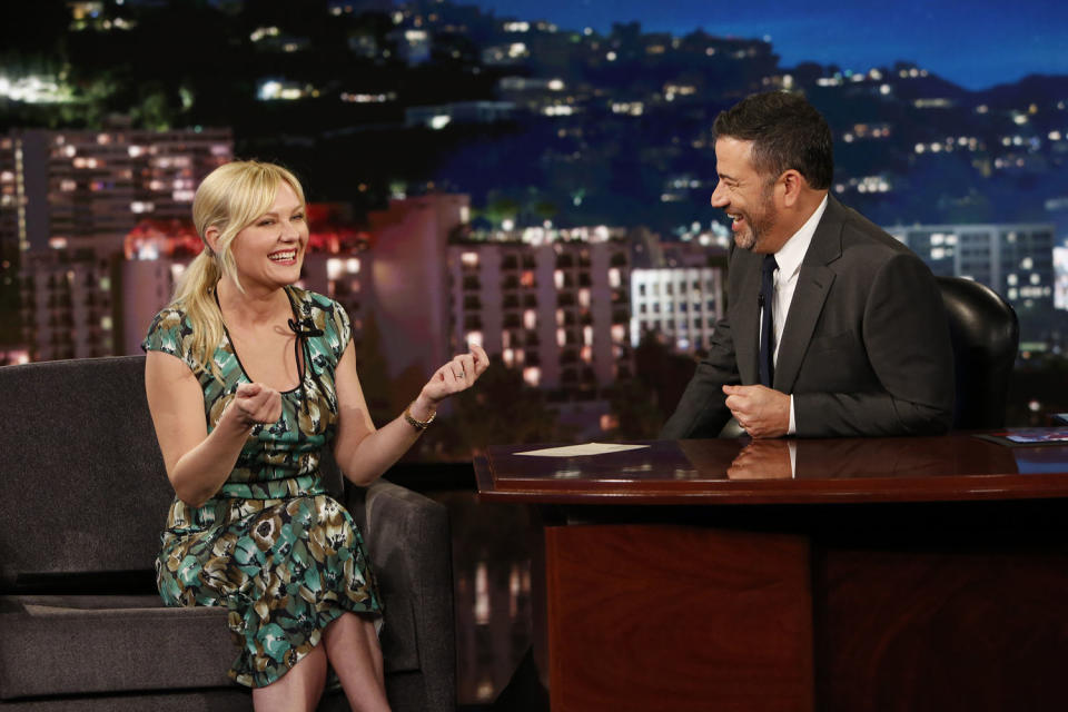 Jimmy Kimmel and Kirsten Dunst have sons in the same class. The boys ...