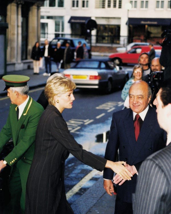 Mohamed Al-Fayed  y Diana de Gales 