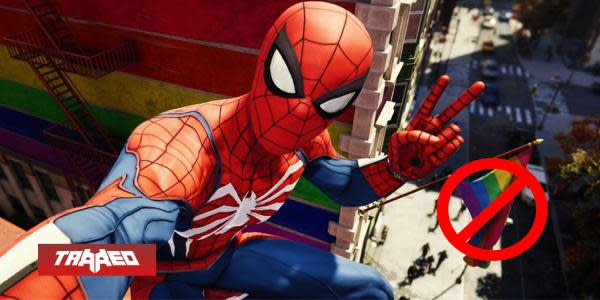 Crea mod que elimina las banderas LGBTQIA+ de Spider-Man para PC y lo  banean de