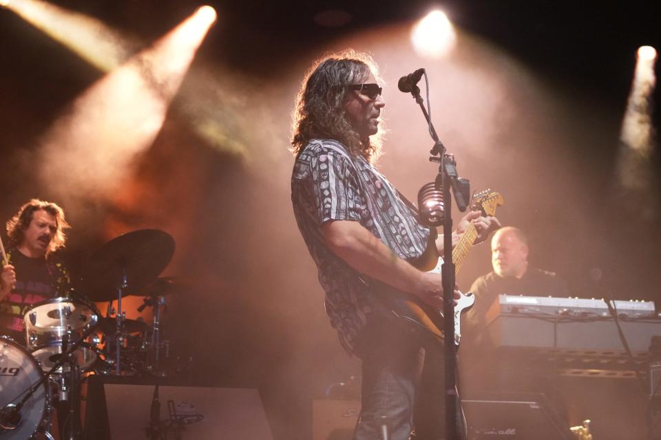 Adam Granduciel performs at Austin City Limits Music Festival in Austin, TX on October 8, 2022. The War on Drugs performs on the T-Mobile stage during ACL Fest at Zilker Park.