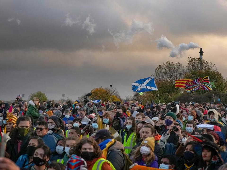 COP26 Coalition Protestors Take Part In The Global Day of Action for Climate Justice