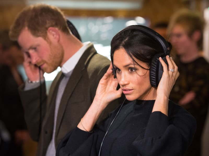 Meghan Markle y el príncipe Harry 