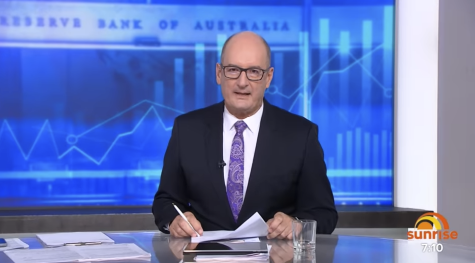 Sunrise's David 'Kochie' Koch has been targeted by a cruel death hoax with scammers using his image to scam people out thousands. Photo: Seven