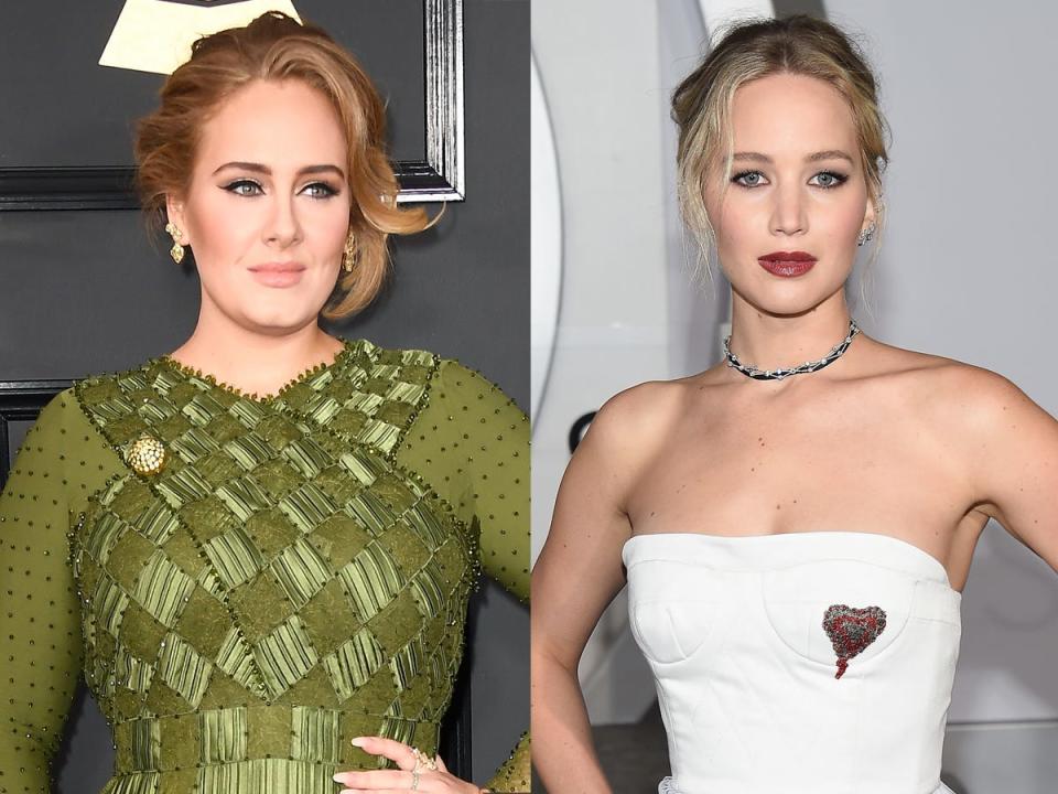 jennifer lawrence and adele