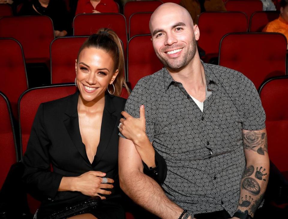 Jana Kramer and Mike Caussin | Rich Fury/Getty
