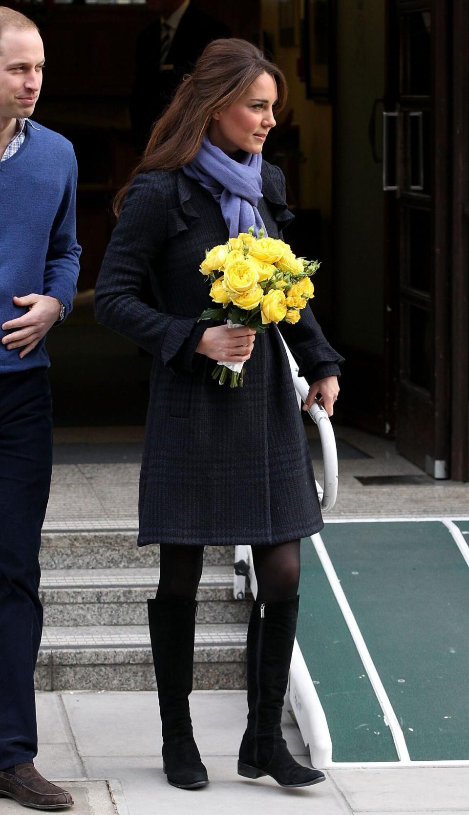 Kate Middleton Leaving Hospital