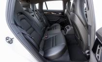 <p>The trailing portions of the rear door frames are slightly taller than those of the sedan, and that makes getting into and out of the back slightly easier.</p>