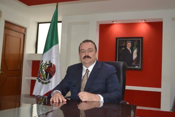 Edgar Veytia durante el tiempo en que ocupaba el cargo de fiscal de Nayarit. Foto: Fiscalía General del Estado de Nayarit