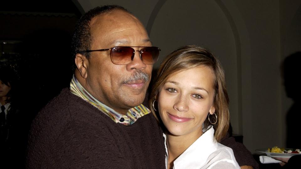 Rashida Jones and Quincy Jones