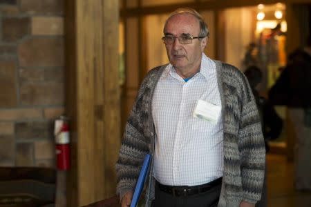 FILE PHOTO: National Bank of Slovakia Governor Jozef Makuch is seen during the Federal Reserve Bank of Kansas City's annual Jackson Hole Economic Policy Symposium in Jackson Hole, Wyoming, August 29, 2015. REUTERS/Jonathan Crosby/File Photo