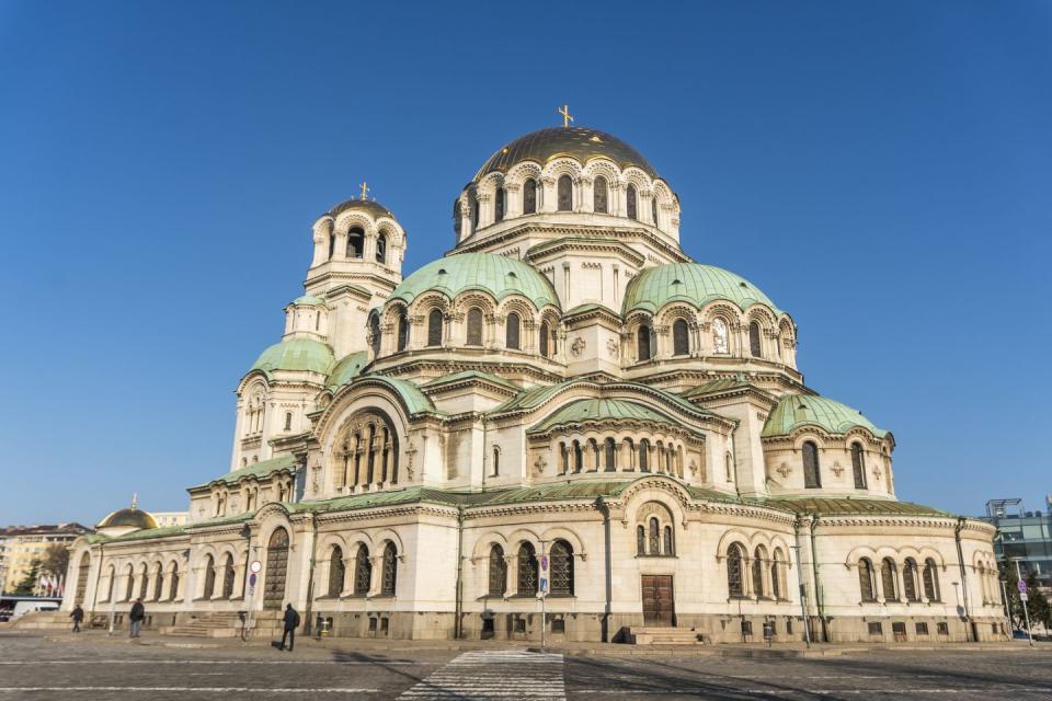 Alexander Nevksy Cathedral in Sofia, Bulgaria