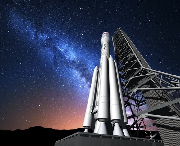 Artist's conception of Orbital ATK OmegA rocket.