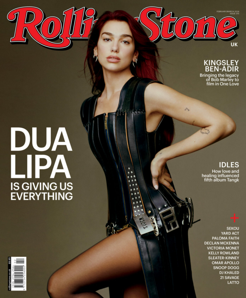 “This record feels a bit more raw,” Dua Lipa says on her upcoming third album in an exclusive Rolling Stone UK cover feature (Image: Michael Bailey-Gates)