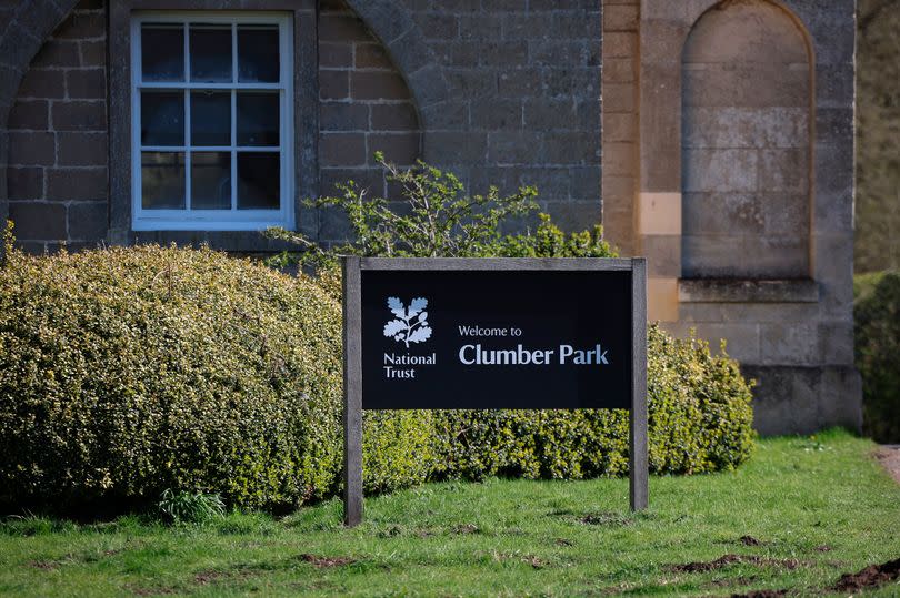 A general view of the entrance to Clumber Park in Limetree Avenue, Nottinghamshire.