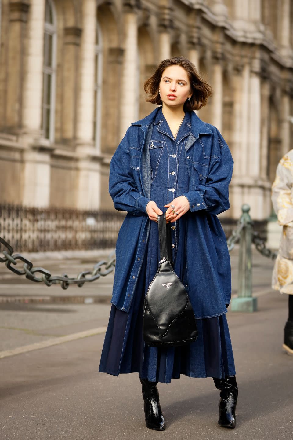 A Denim Duster Jacket